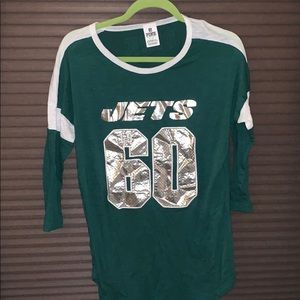 Victoria’s Secret Pink NY Jets Long Sleeve Shirt